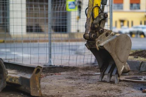Dirty bucket elevators Stock Photos