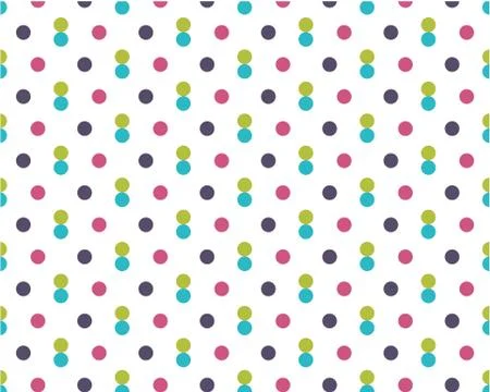Dirty colored dots on white background. Purple, blue, yellow festive pattern  Stock Illustration