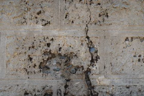 Dirty Concrete Bricks Stock Photos