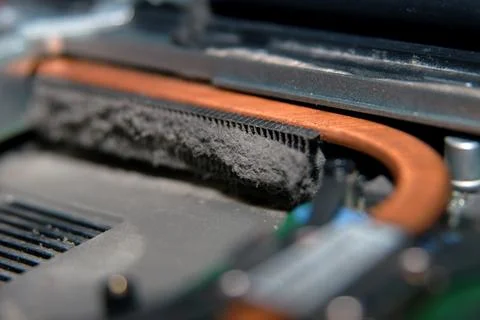 Dirty CPU cooler Stock Photos