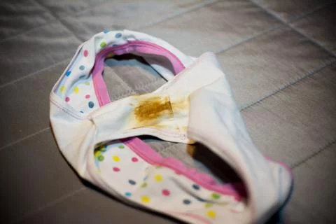 Dirty crap slips Foto stock