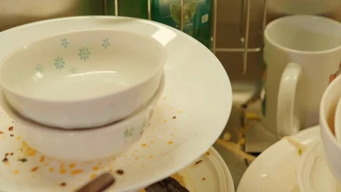 Dirty Dishes Video stock 108692161