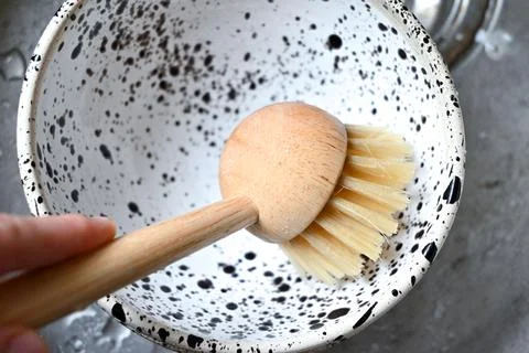  dirty dishes Stock Photos