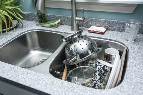Dirty Dishs Stock Photos