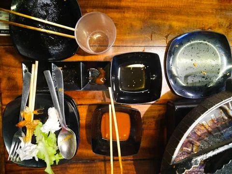 Dirty Eatery Stock Photos