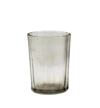 Dirty empty glass Stock Photos
