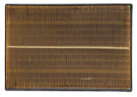 Dirty engine air filter Stock Photos