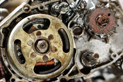 Dirty Engine Stock Photos