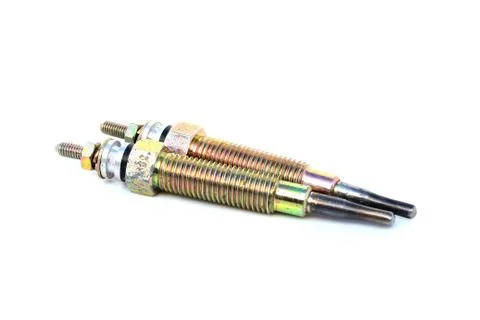 Dirty fuel injector engine Stock Photos