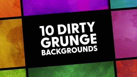 Dırty Grunge Backgrounds Stock After Effects