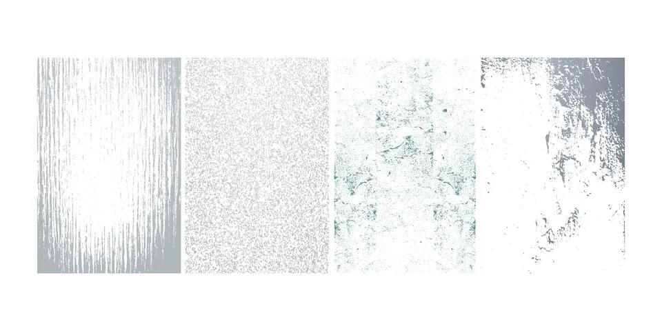 Dirty Grunge Textures Vector Set 스톡 일러스트