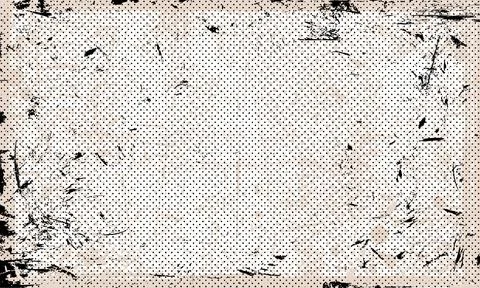 Dirty Grunge Vector Canvas Background Stock Illustration