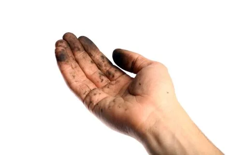 Dirty hand Stock Photos