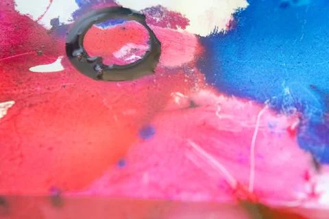 Dirty ink blur abstract texture background, color of watercolor Stock Photos
