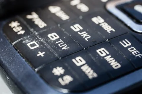 Dirty keypad Stock Photos