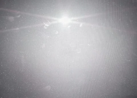 Dirty Laptop Screen Texture with Flash Reflection, Dust and Moire Fotos Stock
