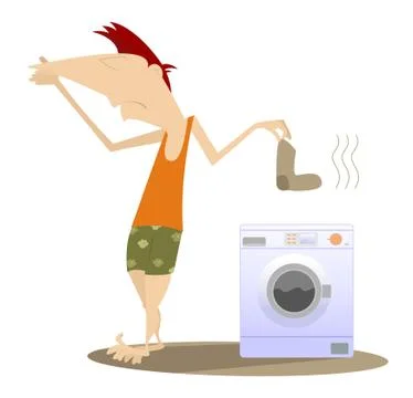 Dirty laundry Stock-Illustration