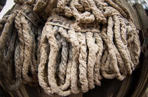 Dirty mop Stock Photos