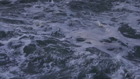 Dirty ocean waves Stock Footage 220930219