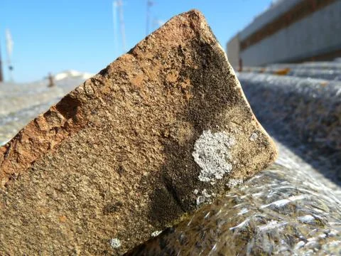 Dirty old brick Stock Photos