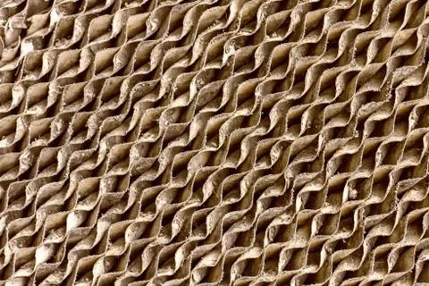 Dirty old particulate air filter Stock Photos