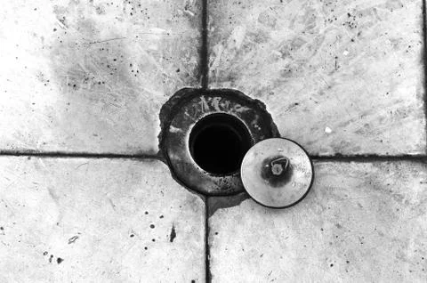 Dirty old sink Stock Photos