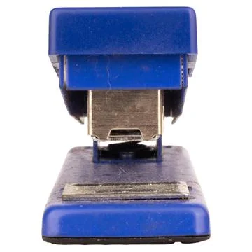 Dirty old stapler on white background Stock Photos