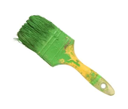 Dirty paint brush Stock Photos