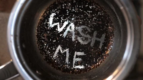 Dirty Pot Asking to be Washed Vídeo Stock 305948546