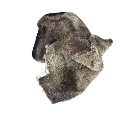 A dirty rag on a white background Stock Photos