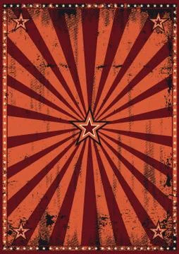 Dirty red sunbeams Stock Illustration