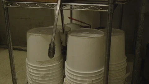 Dirty Resturant Kitchen Stock-Footage 112272656