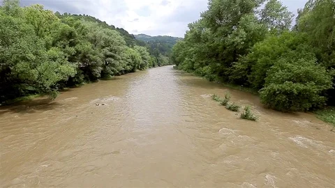 Dirty river Video stock 80001882