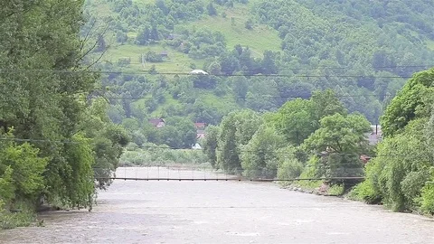 Dirty river Video stock 80001898