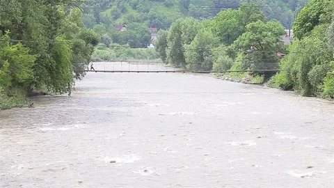 Dirty river Video stock 80001900