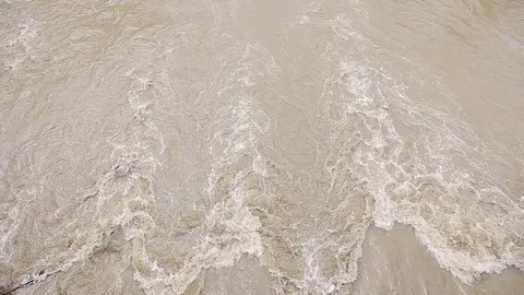 Dirty river Video stock 80003125