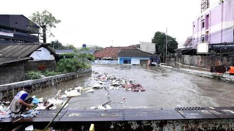 Dirty River Foto stock