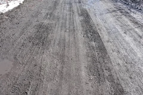 Dirty road Stock Photos