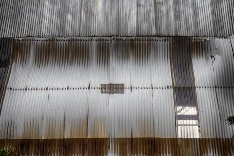Dirty rusty building wall Stock Photos