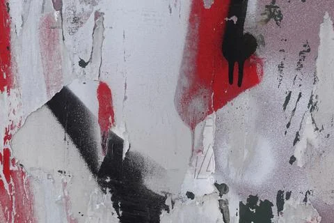 Dirty spray painted surface torn paper Stock-Fotos
