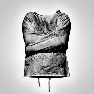 Dirty straitjacket art Stock Illustration