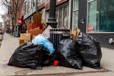Dirty streets Stock Photos