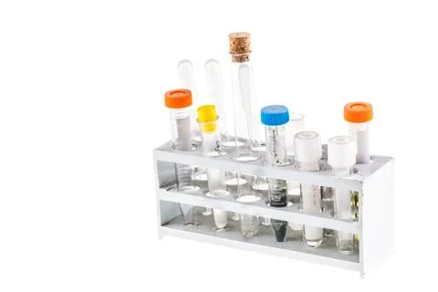 Dirty test tubes Stock Photos