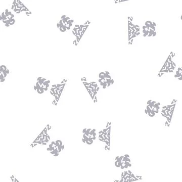 Dirty thunderstorm glyph vector seamless pattern black 스톡 일러스트