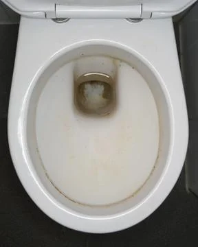 Dirty toilet bowl Stock Photos