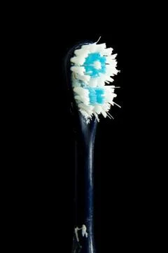 Dirty toothbrush Stock Photos