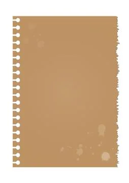 Dirty torn paper Stock Illustration