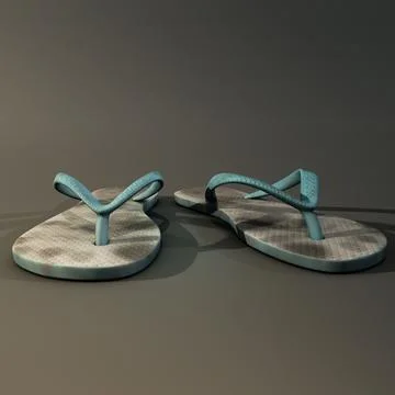 3D Model: Dirty Traditional Sandals #90608351 | Pond5