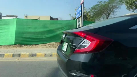 Dirty traffic making rush on roads in Lahore Pakistan on March 18, 2024 Stock-Footage 269166831
