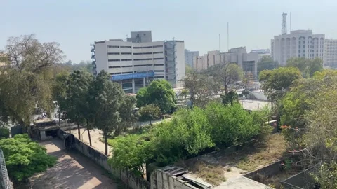 Dirty traffic making rush on roads in Lahore Pakistan on March 18, 2024 Video stock 269221906